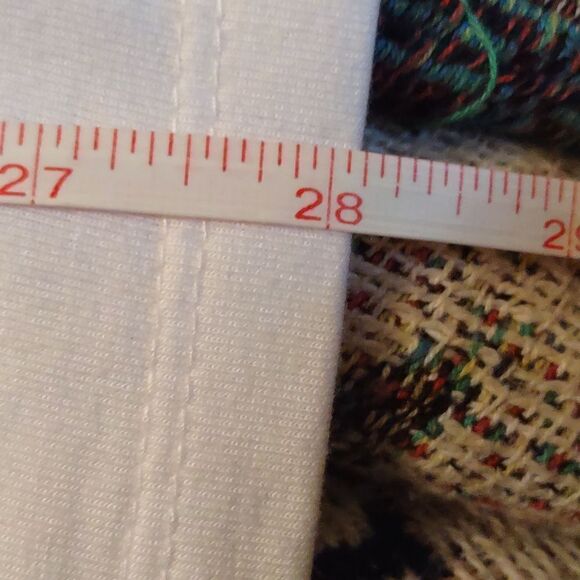 New Ideology Women's Sz L Boho Top White Long Sleeve Crocheted V-Neck‎ Pullover - Picture 7 of 8